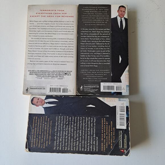 Lot of 3 Vince Flynn Books American Assassin Kill Shot Transfer Of Power - Picture 4 of 16